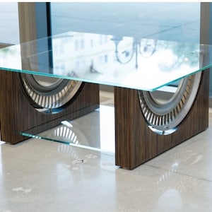 Boeing 737 African Ebony Coffee Table