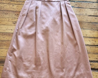 John Meyer Vintage  A Line Midi Skirt Champagne Size 12