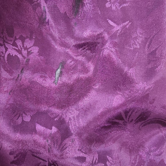 Sleep Solutions Vintage Satin Purple Full Length … - image 4