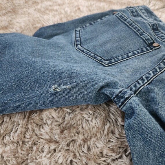 Free People Vintage Low Rise Straight Leg Jeans M… - image 4