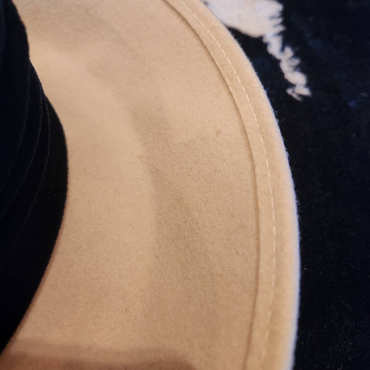 Importina Vintage Bollman 100% Wool Felt Bowler Hat Cream  display picture 2