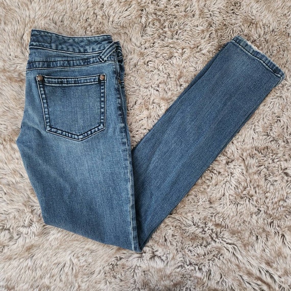 Free People Vintage Low Rise Straight Leg Jeans M… - image 1