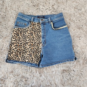 Bill Blass Jeans Vintage 1990s Upcycled Mom Shorts High Waisted Size 6