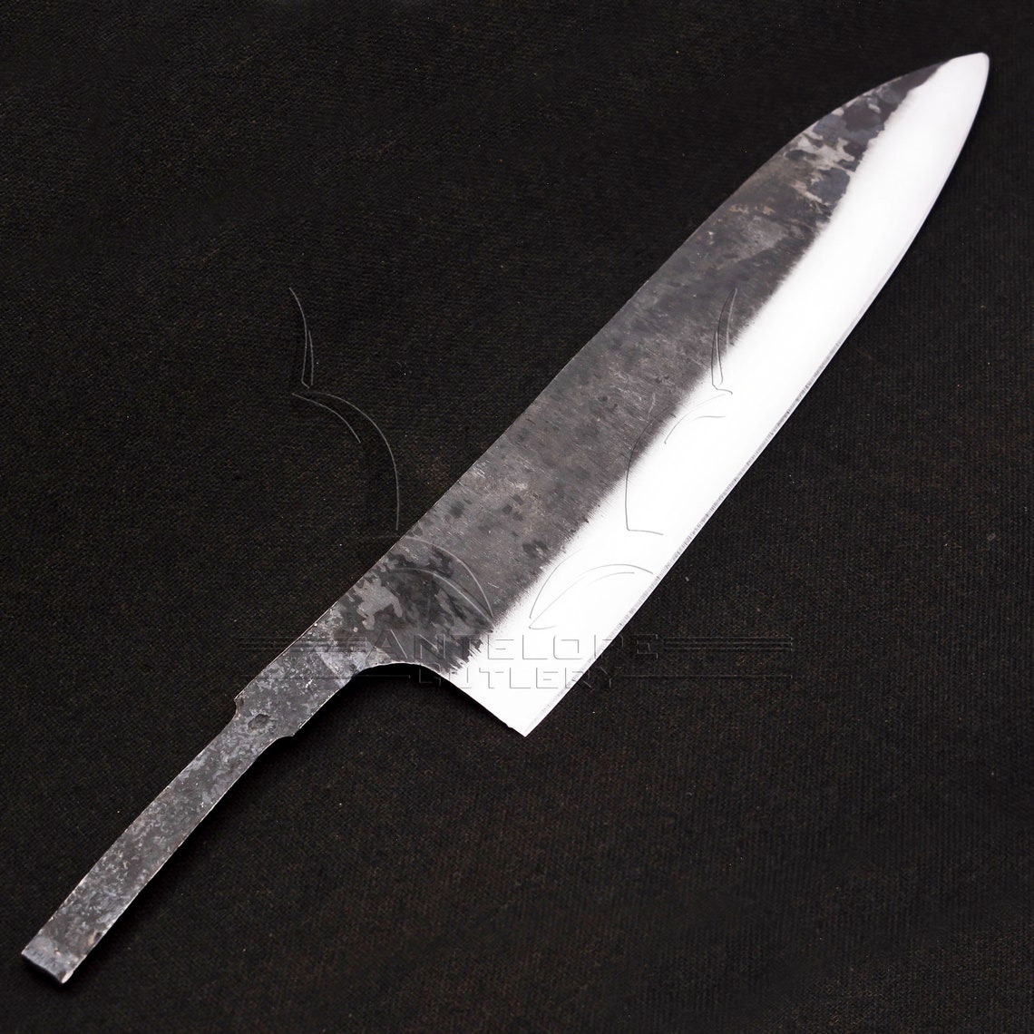 Highcarbon Kitchen knife Blank blade Chef knife Blank Blade Etsy