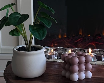 Bubble Cube Candle | Home Decor Candles | Perfect Gift Him or Her Candle | Colors | Rubix Cube Shape Candle