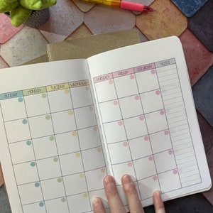 Undated Monthly Planner