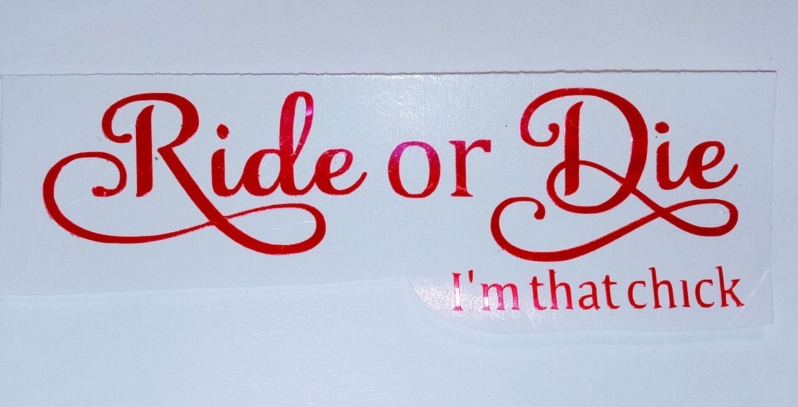 Ride or die im that chick couples best friend popular car Etsy