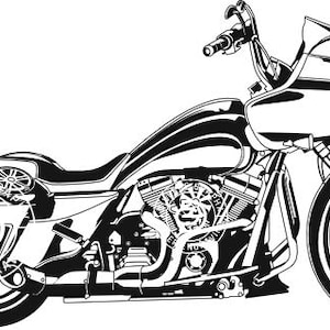 Motocicleta Stretched Street Glide, arquivos digitais para download