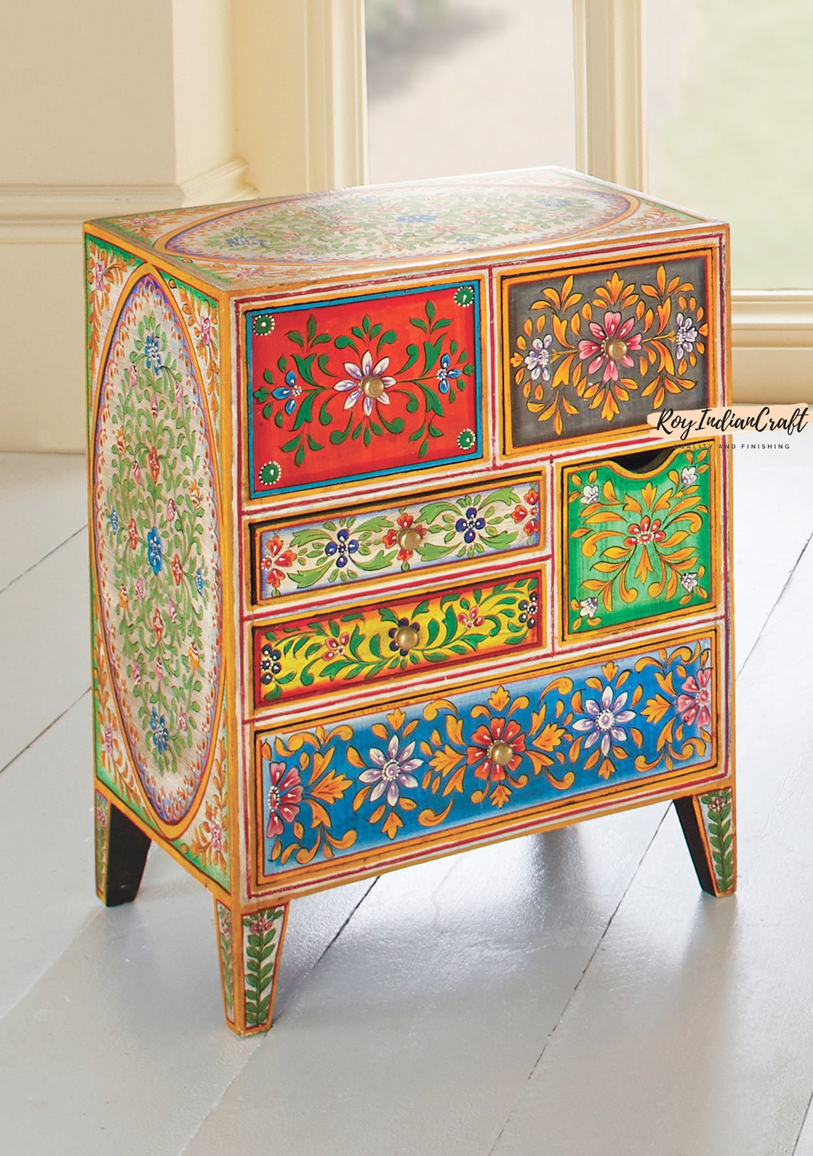 Indian Wooden Bedside Table Storage Table Bedroom Furniture Etsy