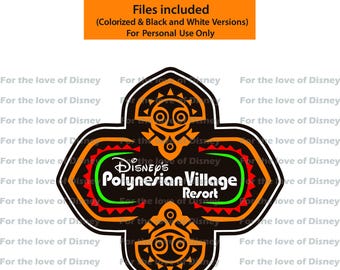 Polynesian Resort Digital Download SVG