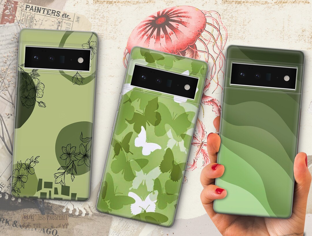 Sage Green Phone Case Aesthetic Boho Cover for Google Pixel 8 Etsy
