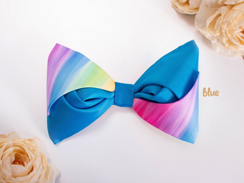 Large size with alligator hair clip or elastic headband. Girl/'s bow model Camelia