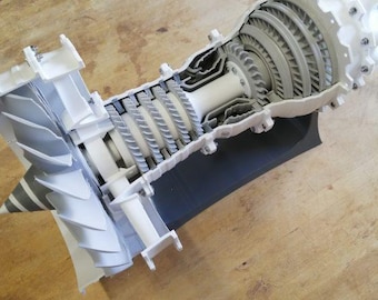 3D-gedruckte Reaktionsturbine