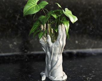 Handvase für Trockenblumen oder Pflanzen