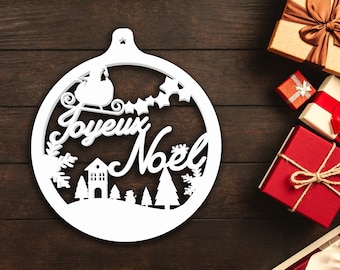 Weihnachtskugel – „Frohe Weihnachten“