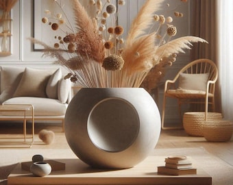 Handvase für Trockenblumen