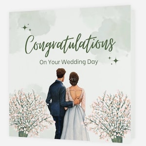 Tarjeta de boda cristiana de los Testigos de Jehová