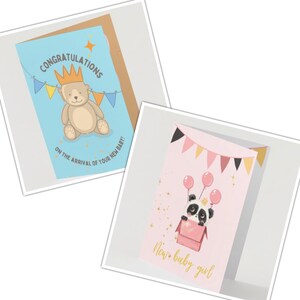 JW Baby Congratulations Christian Card