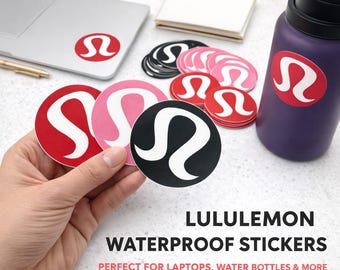 Lululemon Waterproof Vinyl Sticker | Laptop, Water Bottle Decal