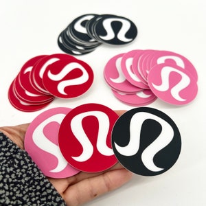 Lululemon Waterproof Stickers 2inches Round | gifts under 5 | lulu | Laptop sticker | decal | VSCO stickers | waterproof