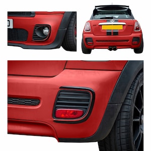 Schwarz Weiß Rot Vinyl Aufkleber Auto Motorhaube Streifen Haube Aufkleber  Abdeckung Für MINI Cooper R50 R53 R56 R55