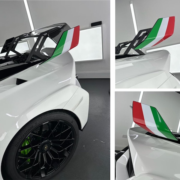 5 Pz Adesivo Colore Cromo Argento Lamborghini Skylake Logo Decalcomania - Foto 5
