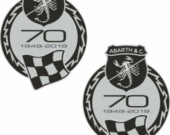 ORIGINAL FIAT 500 Abarth Klebeband Seiten Streifen Aufkleber links weiß  51831617 EUR 106,90 - PicClick FR