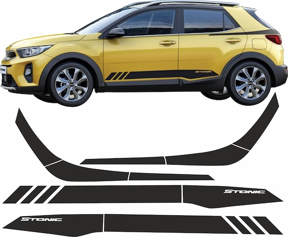 For KIA Stonic 2018 2019 2020 2021 KX1 Car Styling Accessories Interior  Brushed Drawing Stainless steel Decoration Cover Trim - AliExpress