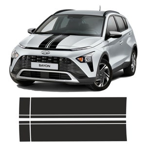 Hyundai Ioniq 5 2021 Onwards C Pillar Stripes / Stickers Stripes / Stickers  Decals Panel Fit Genuine Hexis Suptac Vinyl 