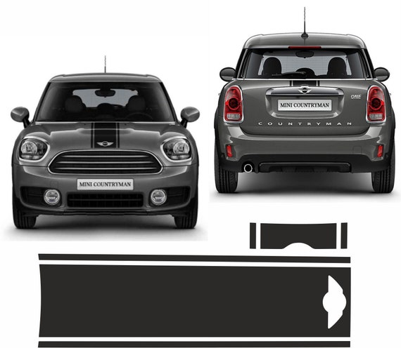 Graphic Car Hood Decal Side Stripe Sticker For Mini Countryman F60 Cooper  JCW
