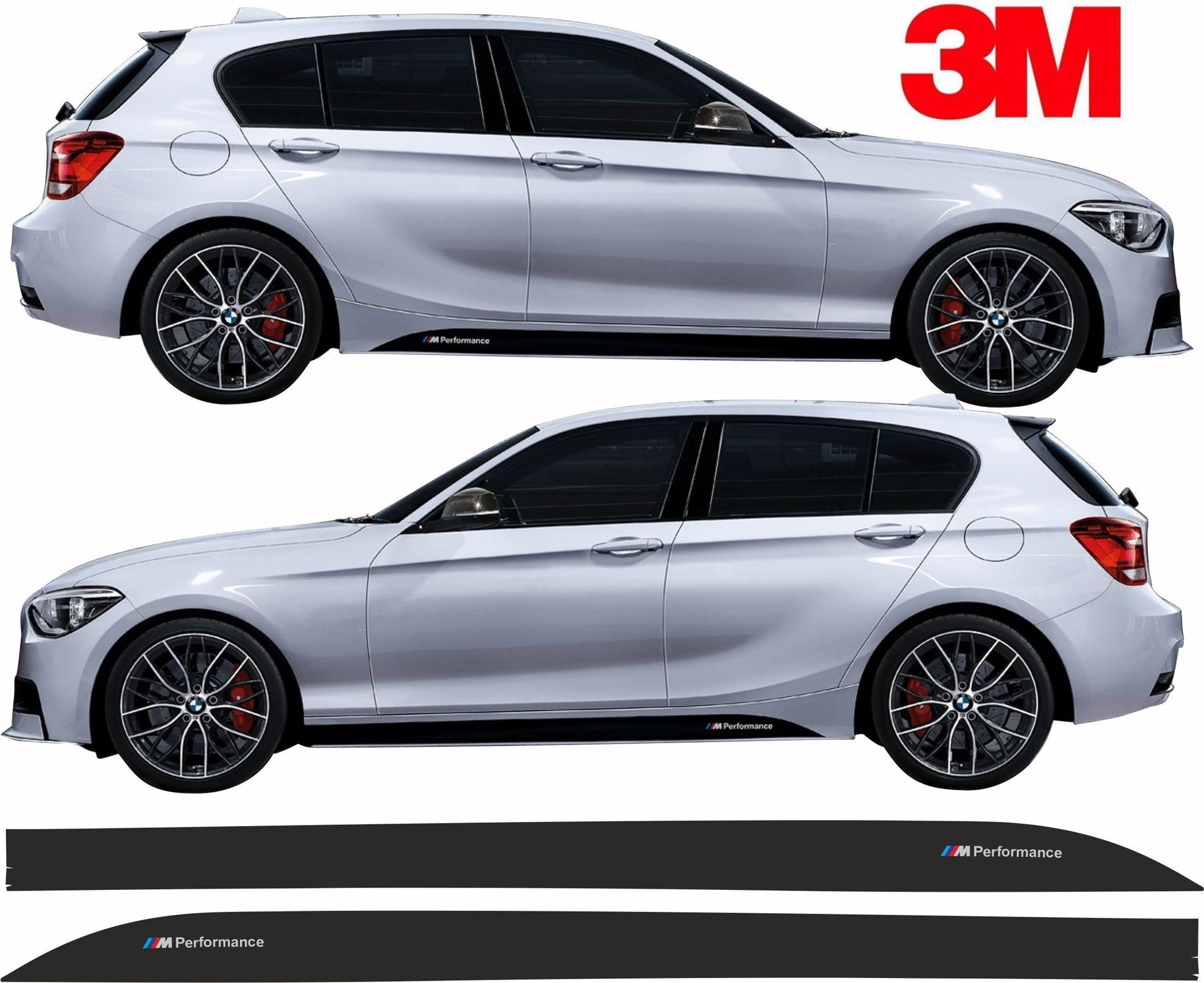 Ajustes: BMW Serie 1 F20 lateral Sill Stripes / Stickers tamaño exacto de  fábrica y especificaciones Genuine 3M SCOTCHCAL Vinyl -  España