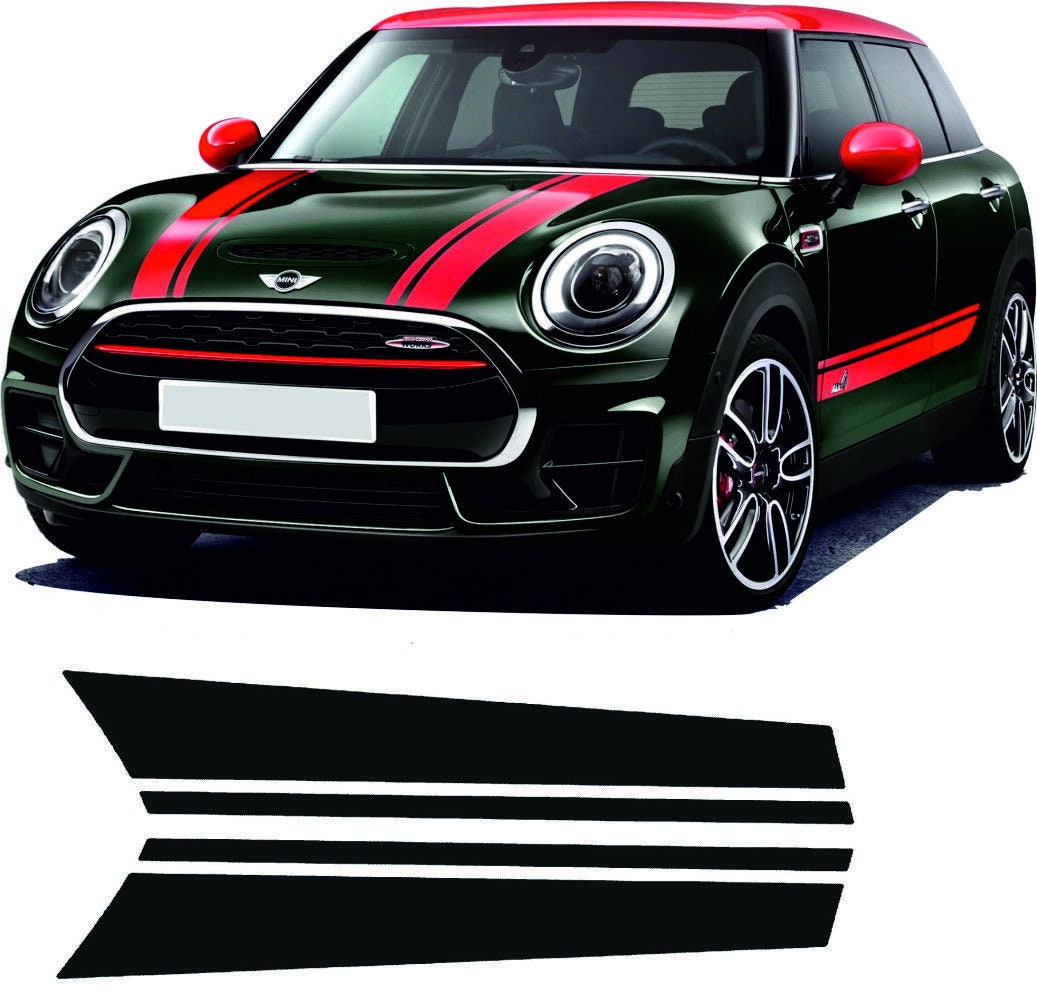 Motorhaube Streifen Seitenschweller Kofferraum hinten Aufkleber Aufkleber  Kit, für Mini JCW Clubman F54 ALL4 Cooper S Zubehör : : Auto &  Motorrad