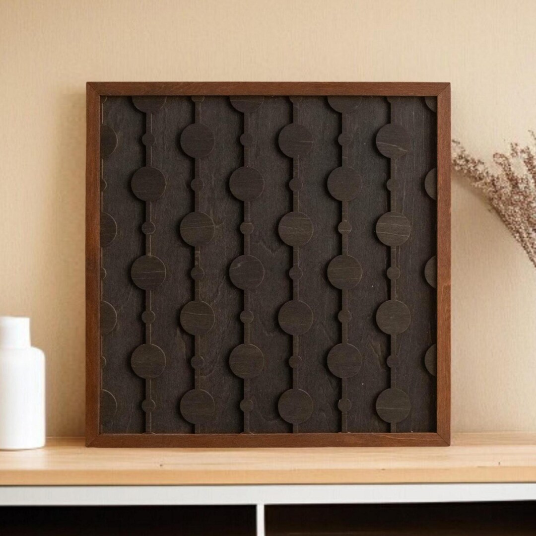 Geometric Abstract Wood Wall Art - Modern Wood Art - Minimal Y64 - Etsy