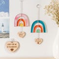 Rainbow Memorial Suncatcher, Sympathy Gift, Loss of Mom, Mother in Heaven Suncatcher, Memorial Gift, Remembrance Gifts, Bereavement Gift Q12 product logo