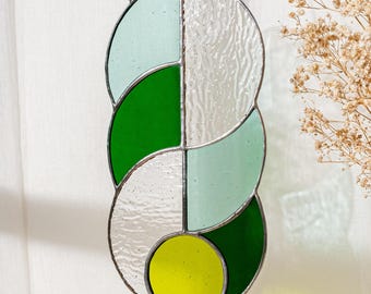 Suncatcher Stained Glass Wall Hanging For Colorful Home Decor F84