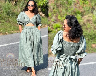 Linen Maxi Dress, Women Clothing, Loose Dress, Plus Size Clothing, Women Plus Size, Oversize Dress, Maxi Dress, Casual Linen Dress