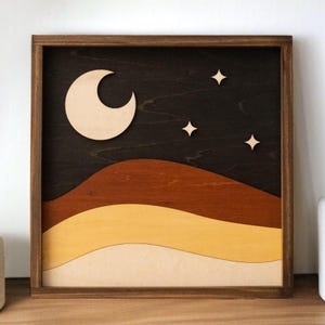 Boho Sun And Moon Decor, Laser Cut Decor, Boho Wood Art, Large Wall Hanging, Sun Moon Set, Wood Wall Hanging, Wooden Artwork Y56
