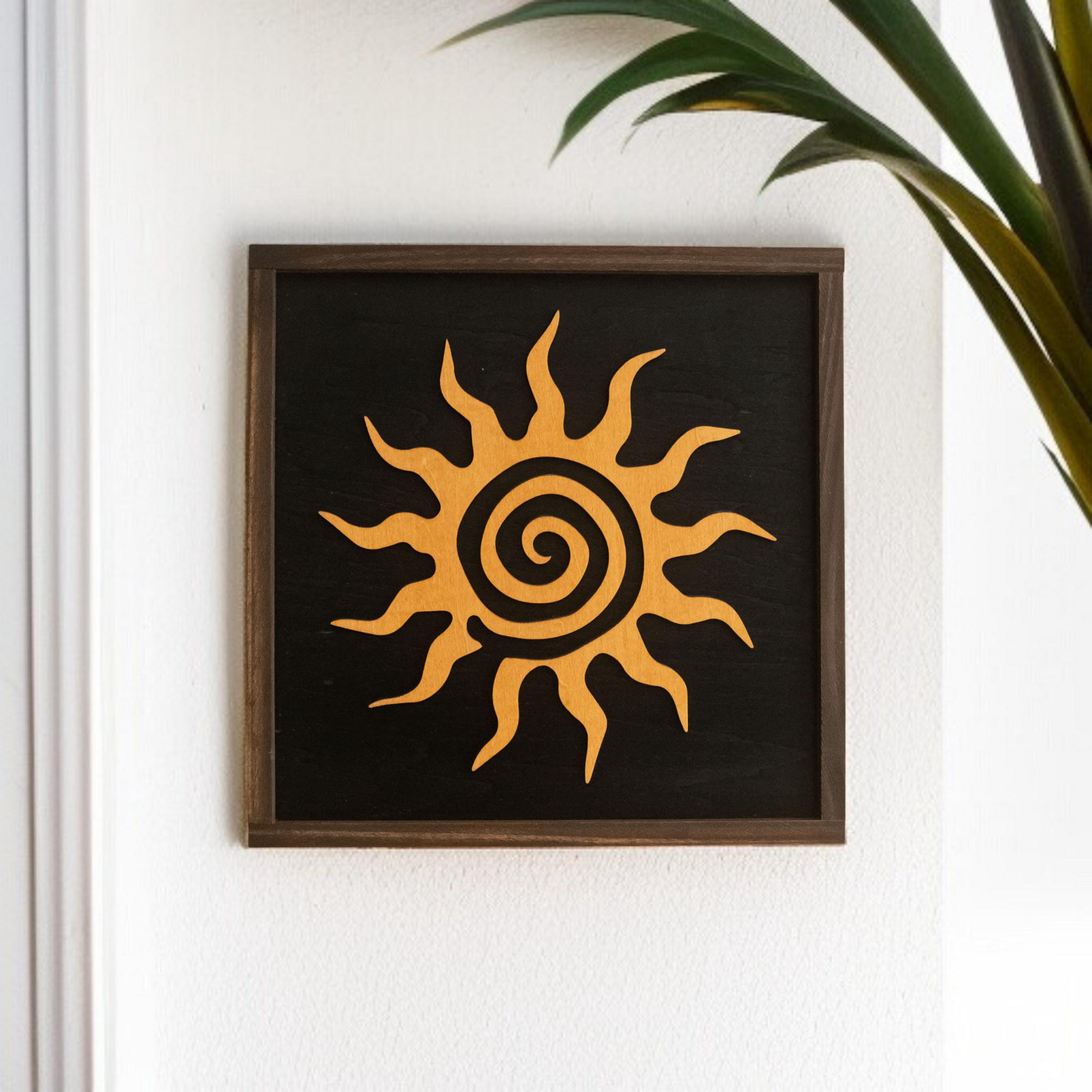 DEEN LIVE JOY COMPLETE～Sun and Moon〜 Sun and Moon Wooden Wall Art for Celestial Inspired Wall