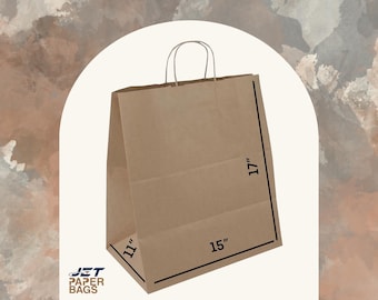 10 Sacs Cadeaux En Papier Kraft Recyclables, Sacs À