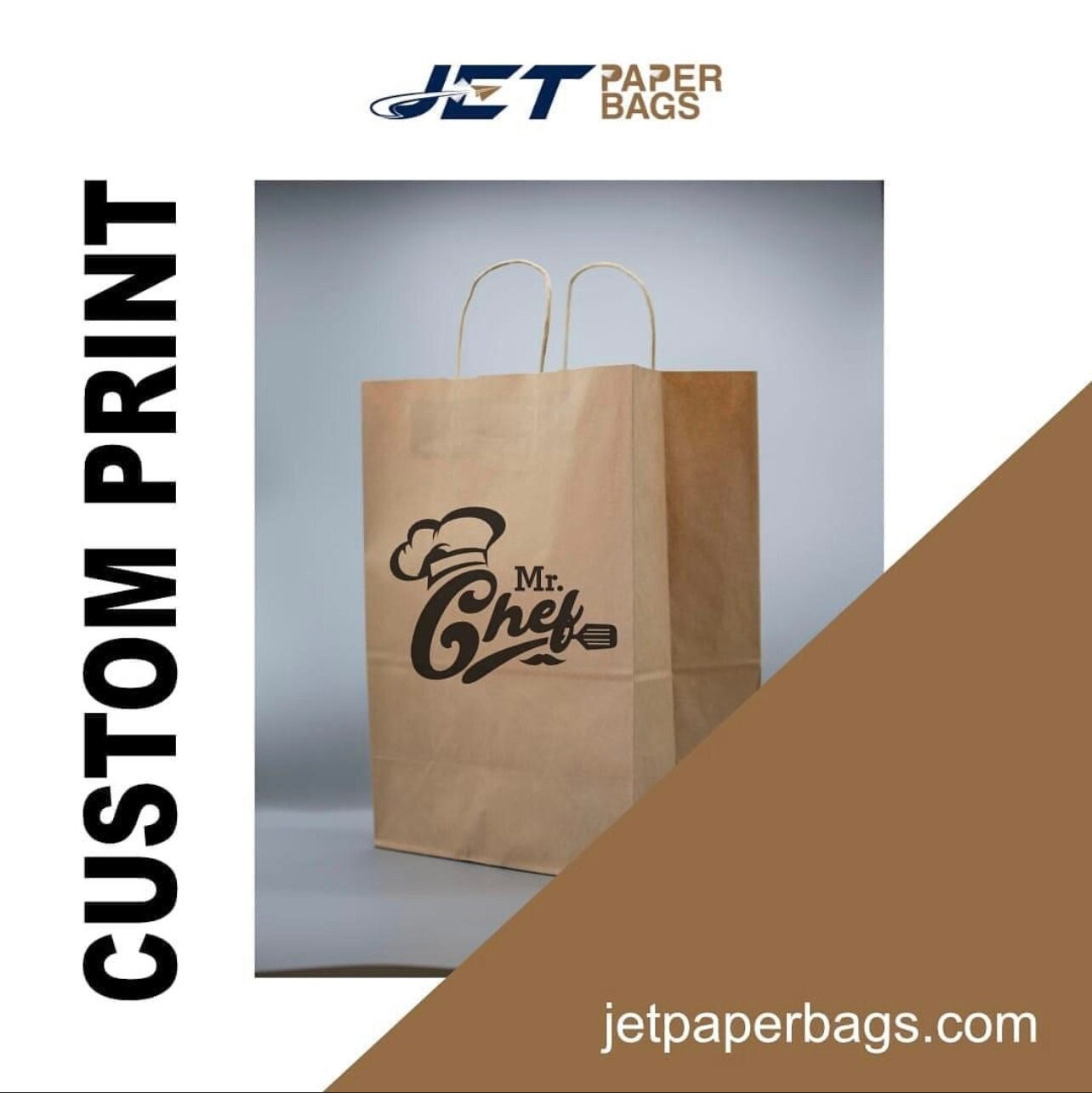 Paper Bag Printing  Brown and White Kraft Paper Bags  Free Shipping  Across India  Inkmonk