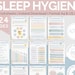 Sleep Hygiene Worksheets, CBT, Insomnia, Sleep Journal (digital ...