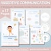Assertive Communication Worksheets for Kids, Social Skills (PDF) - Etsy