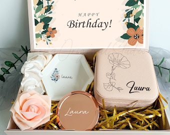 Happy Birthday Gift Box Set, Birth Month Gift Box, Best Friend Gift Box, Sister Birthday Gift, 16th 20th 30th Birthday Present