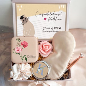 Class Of 2025 Gift Box, Gift for College, High School Graduation Gift Package, Birth Flower Jewelry Box Gift Basket, Daughter Congrats Gift
