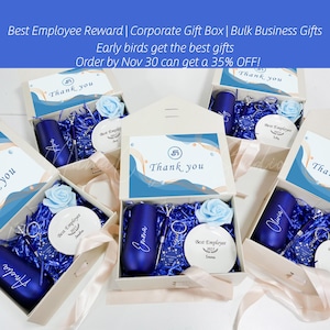 Custom Corporate Gift Box, Personalized Best Employee Reward, Employee Appreciation, Partner Thank You Gift, Bulk Business Gifts