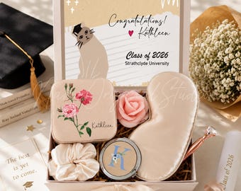 Class Of 2026 Gift Box, Gift for College, High School Graduation Gift Package, Birth Flower Jewelry Box Gift Basket, Daughter Congrats Gift