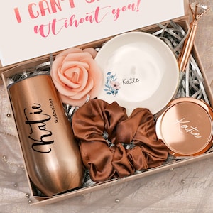 Personalized Godmother Gift Box, Be My Godmother Box, Proposal Box With Champagne Tumbler, Gift for Godmother_NNP3