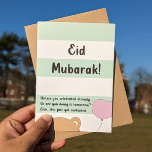 Cartão Eid Mubarak - a6