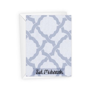 Eid Mubarak Greeting Card - a6