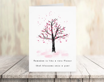 Ramadan Mubarak Card - Islamic Greeting - Muslim Gift - Eid